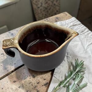 McCoy USA Vintage Pottery Drip Glaze MCM Creamer